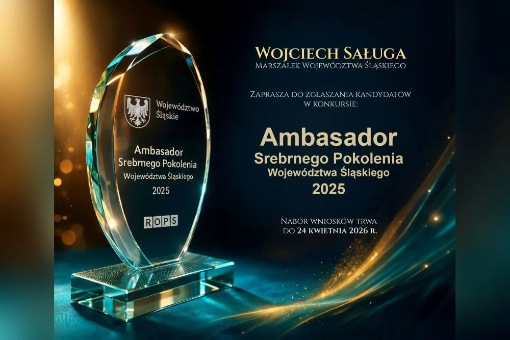 Szukają wyjątkowych seniorów na Śląsku. Ruszył konkurs "Ambasador Srebrnego Pokolenia 2025"