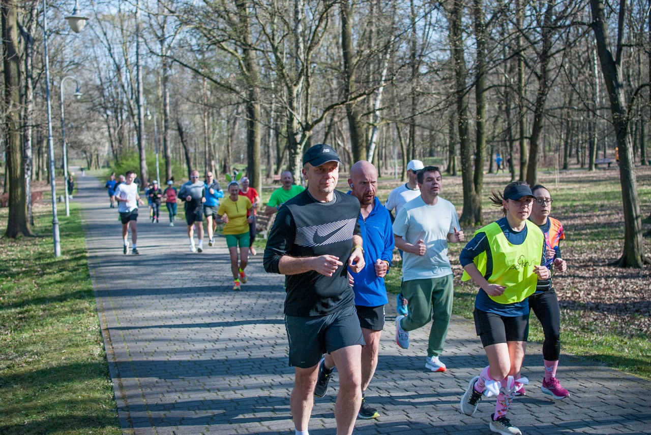 Świąteczny parkrun w Katowicach. Wspólne bieganie i pomoc dla schroniska (112)