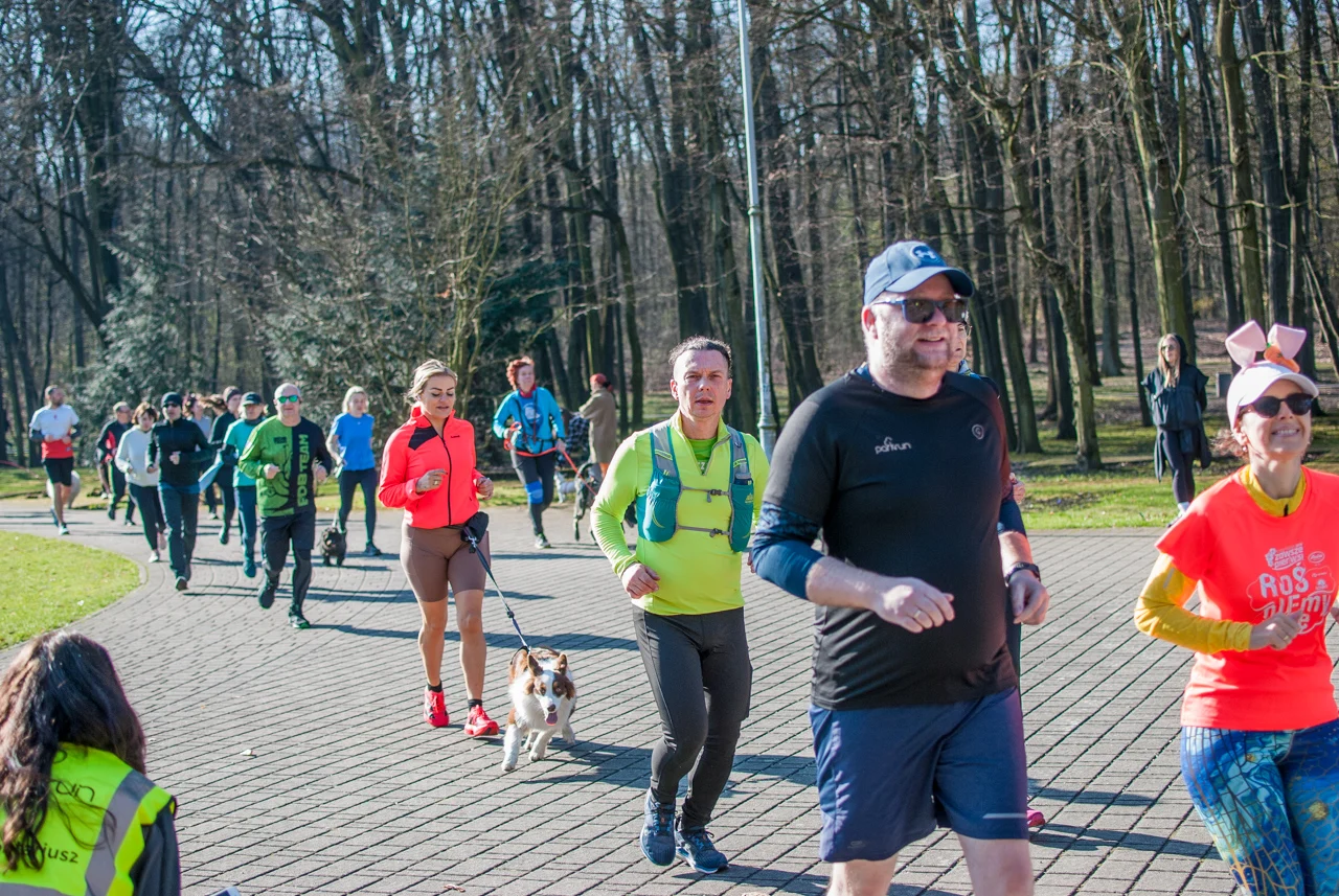 Świąteczny parkrun w Katowicach. Wspólne bieganie i pomoc dla schroniska (42)