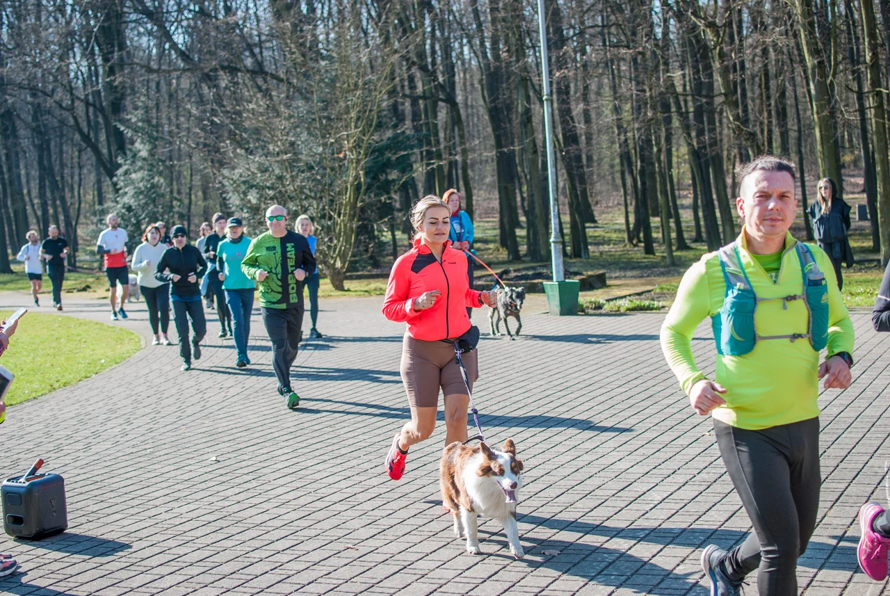 Świąteczny parkrun w Katowicach. Wspólne bieganie i pomoc dla schroniska (43)