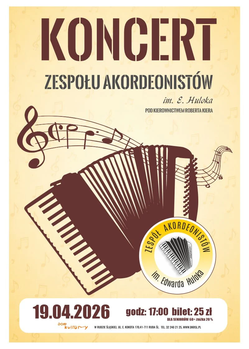 Koncert Zespołu Akordeonistów im. E. Huloka / fot. organizatora