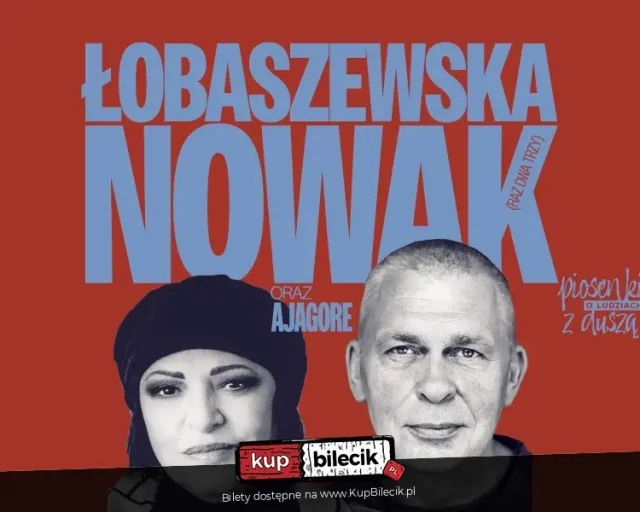 Grażyna Łobaszewska i Adam Nowak w Piekarach Śląskich – „Piosenki o ludziach z duszą”