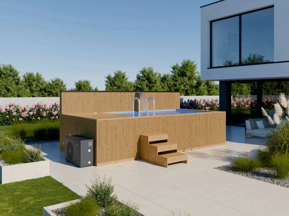 Wanny spa i baseny z drewna - inspiracje do ogrodu