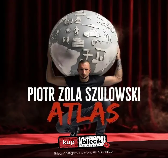 Piotr Zola Szulowski w Katowicach – stand‑up „ATLAS” w MDK Szopienice‑Giszowiec