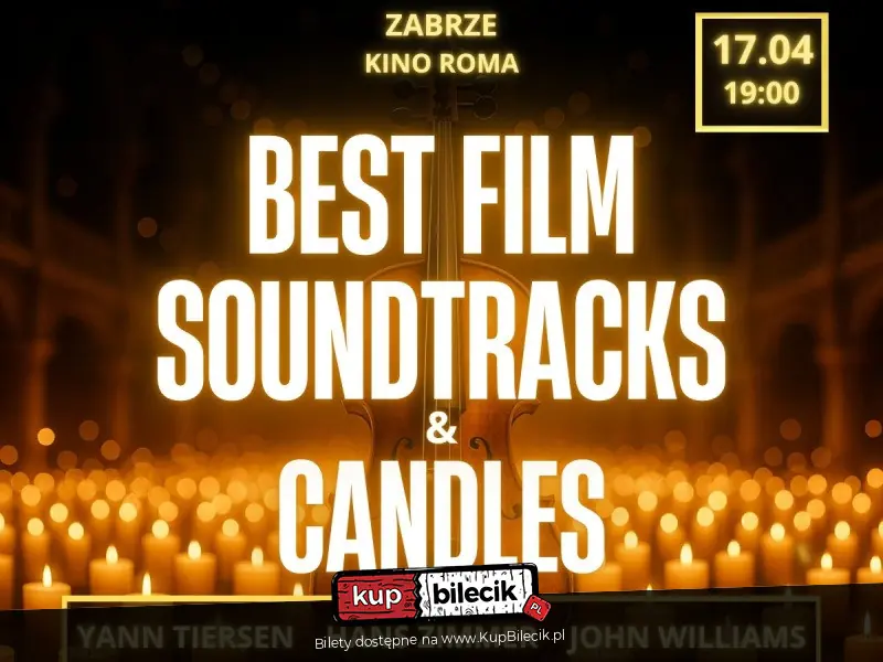 Best Film Soundtracks & Candles Magiczny koncert w blasku tysiąca świec / fot. organizatora