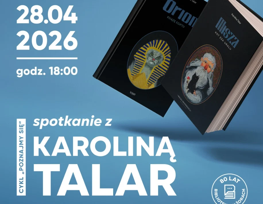 Karolina Talar gościem cyklu "Poznajmy się" w żorskiej bibliotece