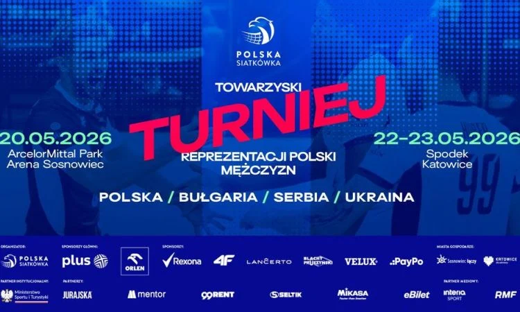 Polska zagra w Sosnowcu i Katowicach. Przed nami wielki turniej siatkarski