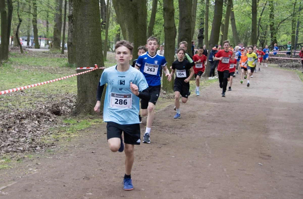 W Parku Miejskim odbył się Finał Wojewódzki Drużynowych Biegów Przełajowych