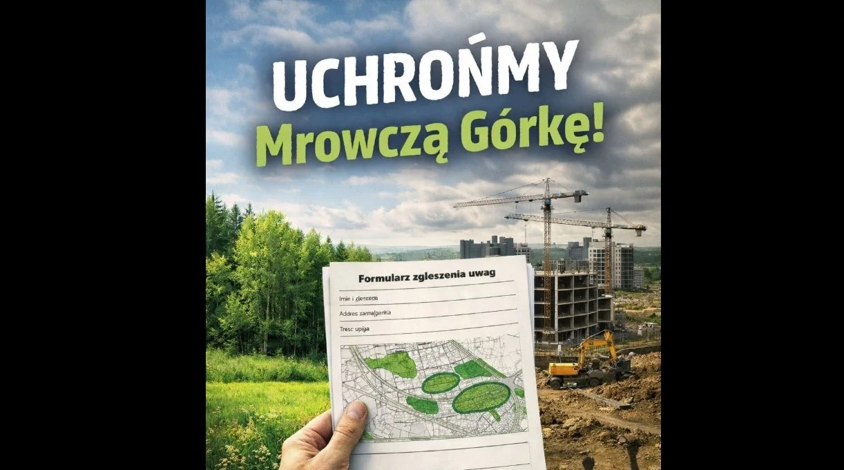 Mieszkańcy ponownie zawalczą o zieleń na Mrowczej Górce