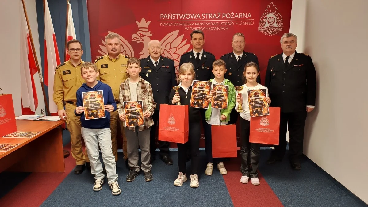 Świętochłowice: młodzież sprawdziła wiedzę pożarniczą. Za nimi etap miejski turnieju / fot. PSP Świętochłowice FB
