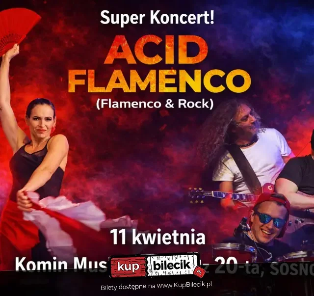 Koncert Acid Flamenco w Komin Music Cafe w Sosnowcu