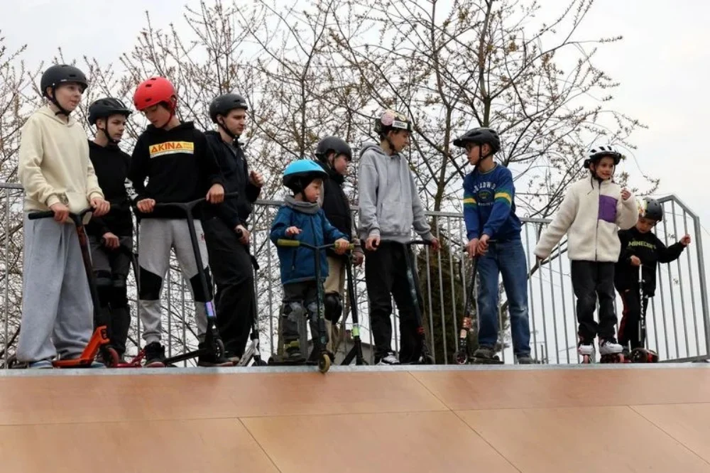 Otwarcie mini skateparku w Ochojcu