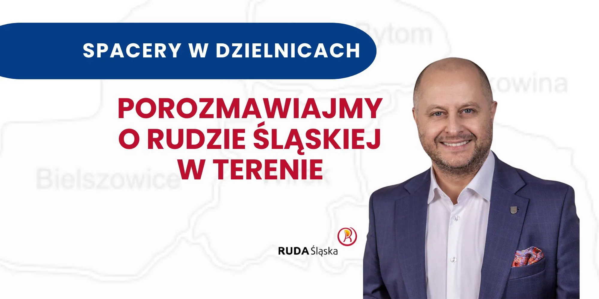 Wiosenne spacery po Rudzie Śląskiej z Prezydentem Michałem Pierończykiem - sprawdź harmonogram!