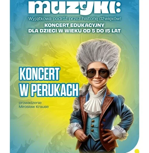 „Koncert w perukach” – edukacyjne spotkanie muzyczne dla dzieci