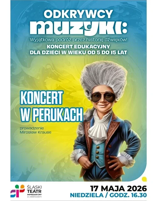 „Koncert w perukach” – edukacyjne spotkanie muzyczne dla dzieci