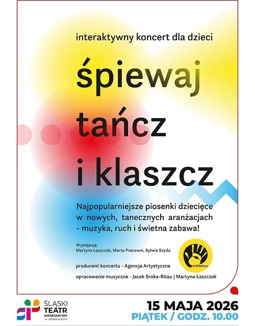 „Śpiewaj, tańcz i klaszcz” – interaktywny koncert dla dzieci w Rudzie Śląskiej