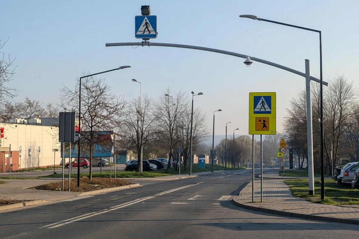 Każdego dnia z tego przejścia korzystają dzieci idące do pobliskiej szkoły. Szafirowa będzie miała nową sygnalizację