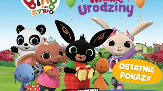 „Bing na Żywo – Wielkie Urodziny” w Chorzowie – spektakl dla najmłodszych w ChCK