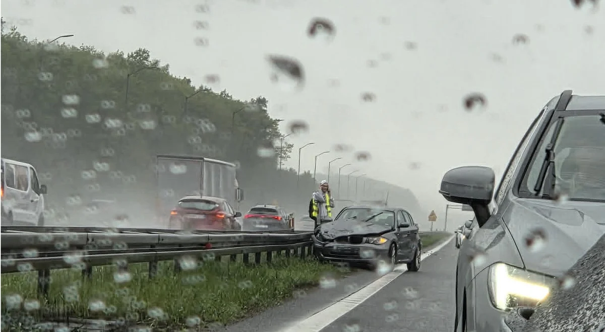 Pechowy piątek na A4 – trzy zdarzenia drogowe w Rudzie Śląskiej