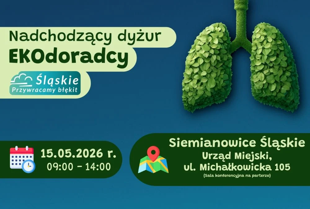 Bezpłatny dyżur Ekodoradcy w Urzędzie Miasta. Sprawdź, z jakich dotacji możesz skorzystać
