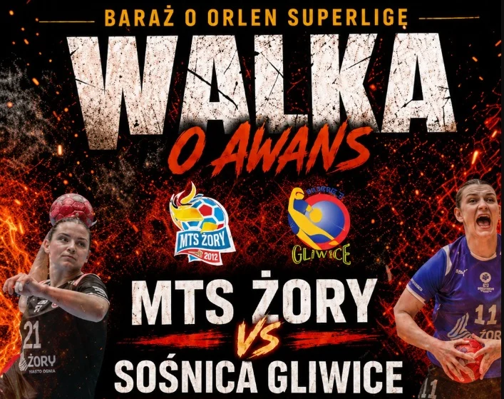 MTS Żory walczy o awans do Orlen Super Ligi – mecz z Sośnicą Gliwice