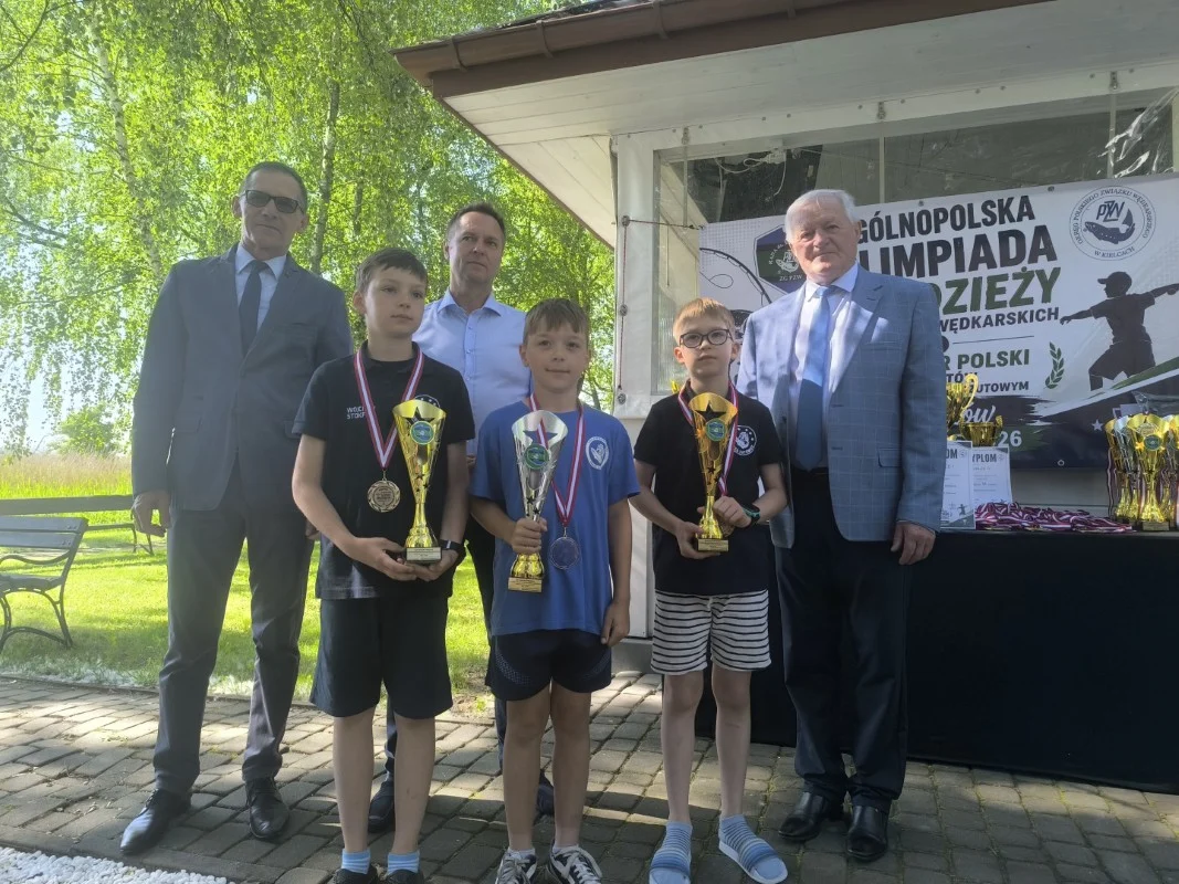 Młodzi wędkarze z Bytomia z medalami na Ogólnopolskiej Olimpiadzie Letniej / fot. Koło Wędkarskie PZW nr 3 w Bytomiu