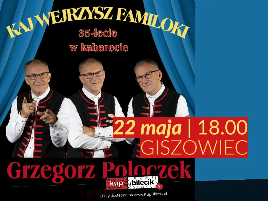 Dzień Matki z Grzegorzem Poloczkiem w Katowicach – jubileuszowy program „Kaj wejrzysz familoki” / fot. organizatora