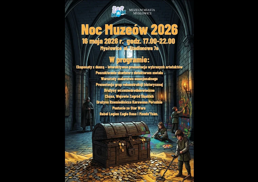 Noc Muzeów 2026 w Mysłowicach. Skarby, rekonstruktorzy i postacie ze Star Wars