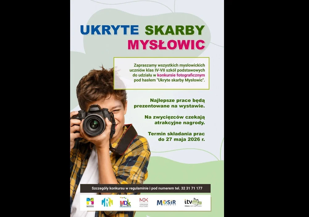 Uczniowie odkryją „Ukryte Skarby Mysłowic”. Ruszył konkurs fotograficzny