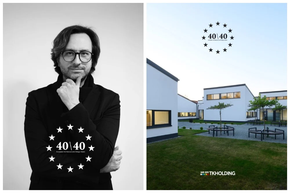 Paweł Kobierzewski z rudzkiej pracowni architektonicznej laureatem 40 Under 40 European Design Award!