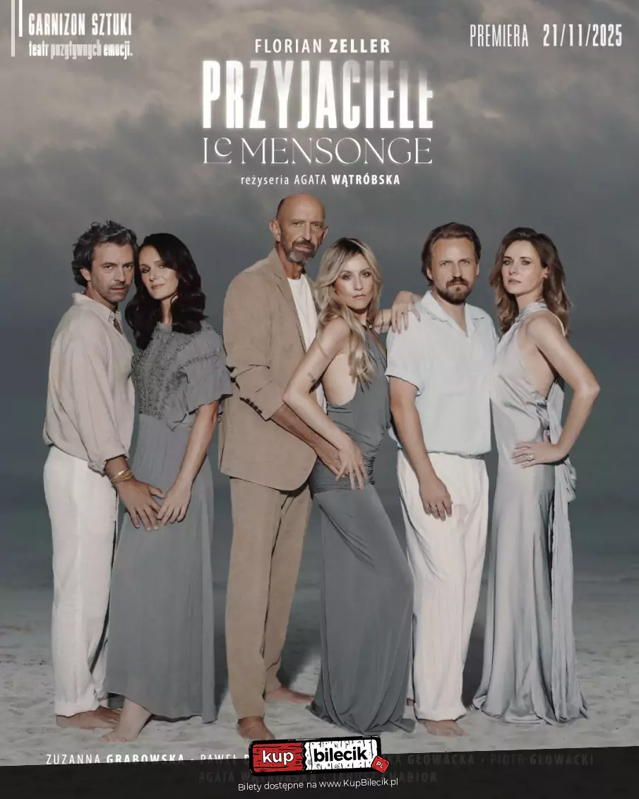 „Przyjaciele / Le Mensonge” w Rybniku – komedia Floriana Zellera w Teatrze Ziemi Rybnickiej / fot. organizatora
