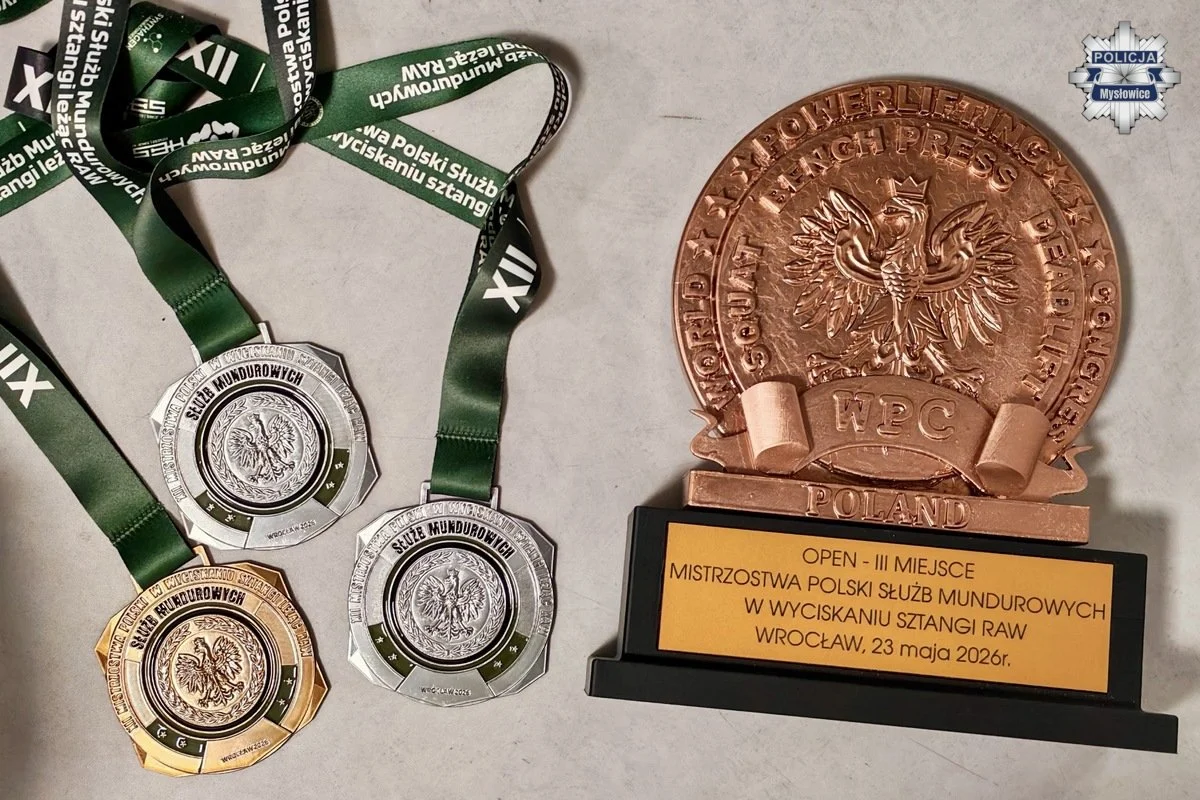 Policjantka z Mysłowic znów na podium. Kamila Dulowska wraca z trzema medalami