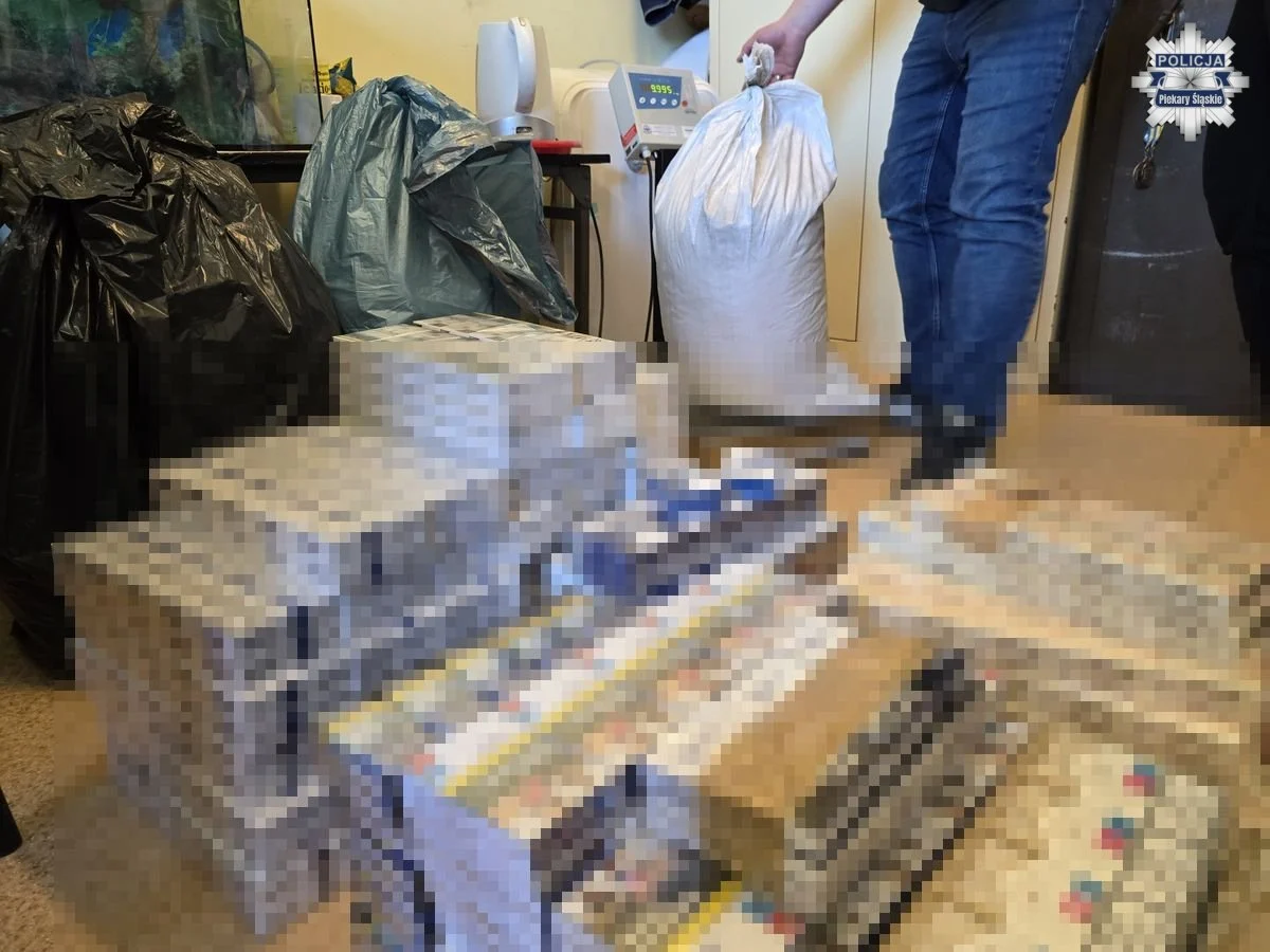 Piekarscy policjanci przejęli 120 kg nielegalnego tytoniu i 22 tys. papierosów