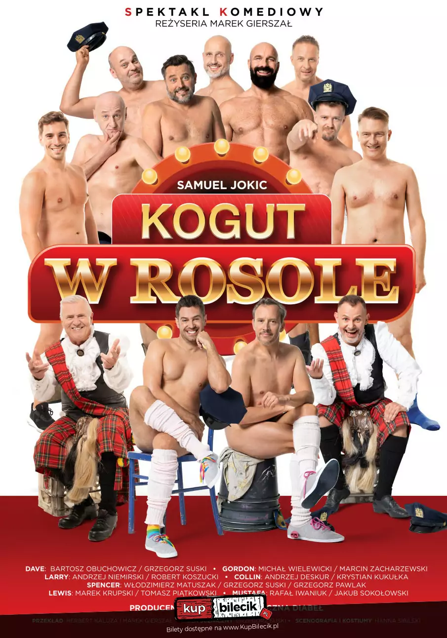 „Kogut w rosole” w Tychach – komediowa historia inspirowana „The Full Monty” / fot. organizatora