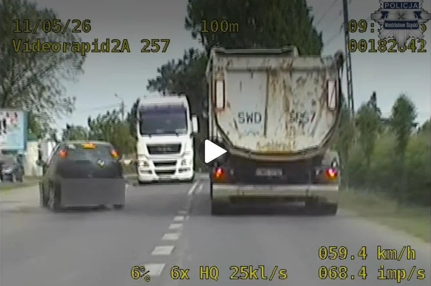 30-latek uciekał przed policją przez Wodzisław i Radlin. Grozi mu do 8 lat więzienia