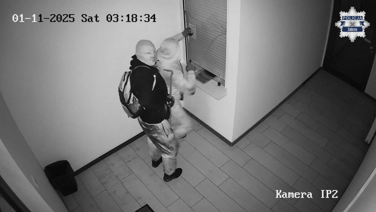 Policja szuka sprawców włamania przy ul. Piekarniczej w Zabrzu