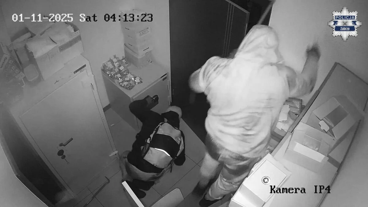 Kradzież z włamaniem przy ulicy Piekarniczej 5 / fot. KMP Zabrze