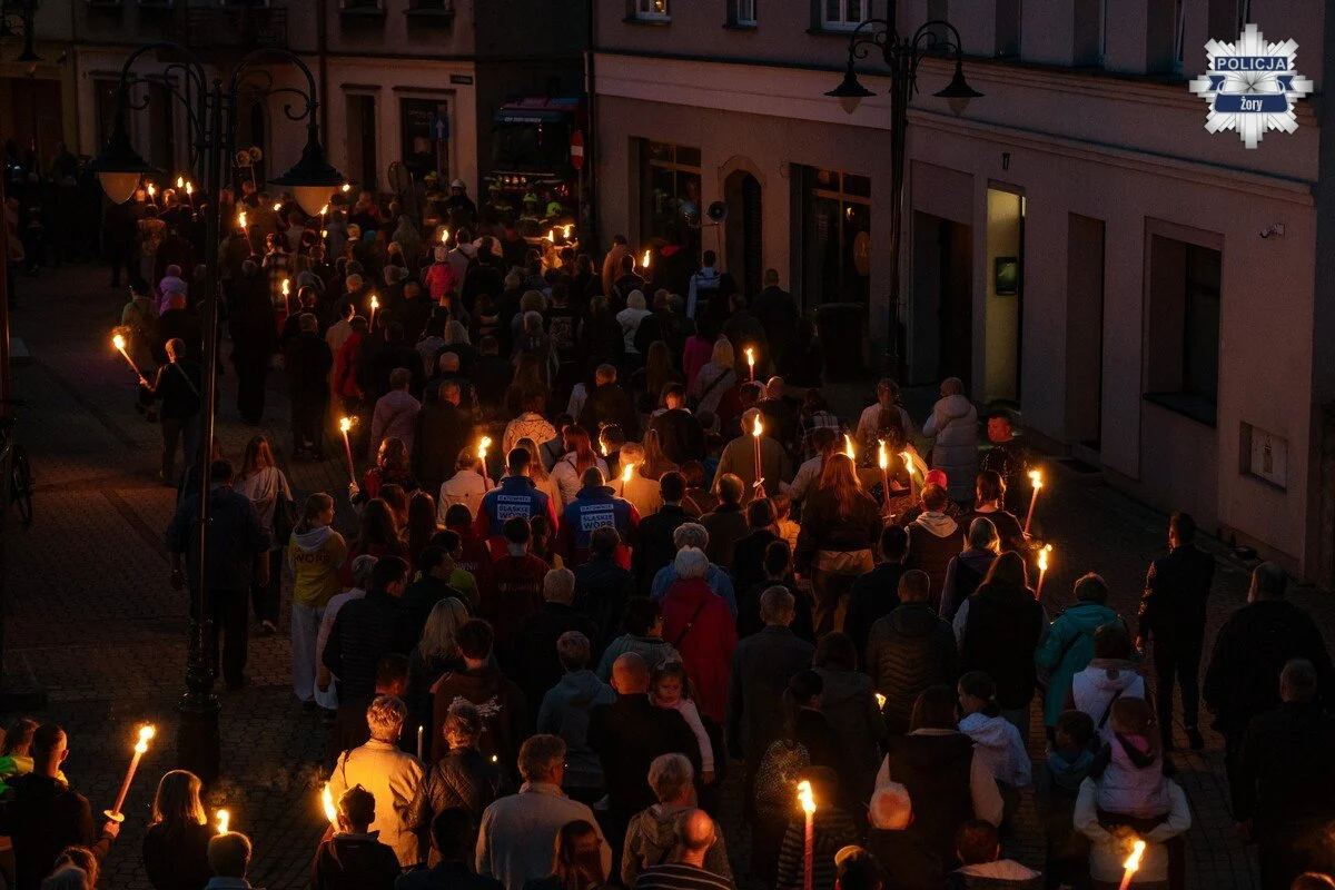 Procesja, orkiestra i Bieg Ogniowy. Tak Żory uczciły swoją wielką tradycję