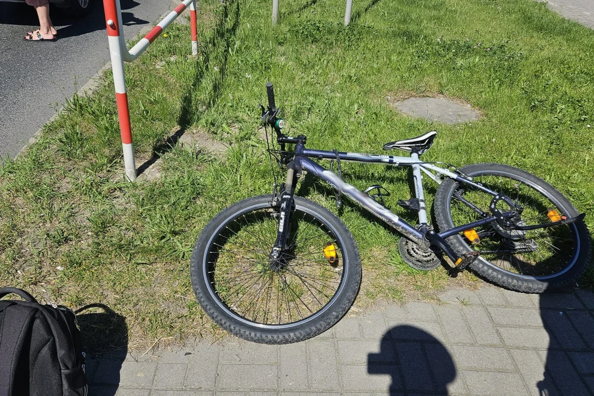 Zgłoszono potrącenie rowerzysty w Żorach. Policjanci ustalili inny przebieg / fot. KMP Żory