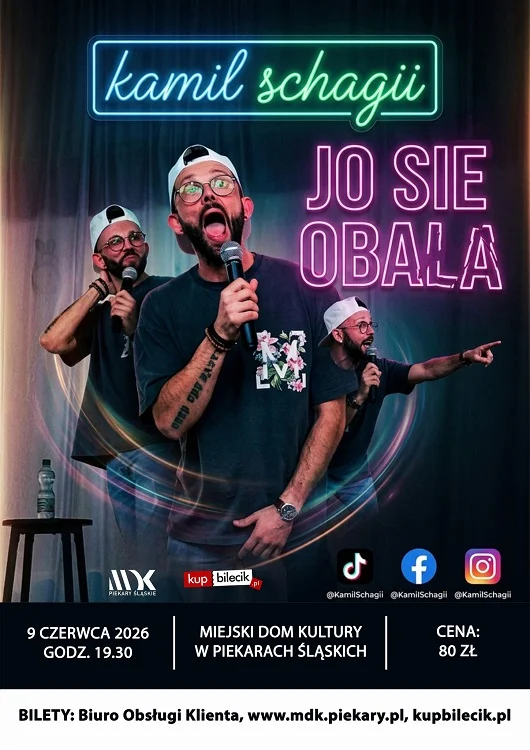 Kamil Schagii wystąpi w Piekarach Śląskich. Stand-up „Jo sie obala” w MDK / fot. MDK Piekary Śląskie