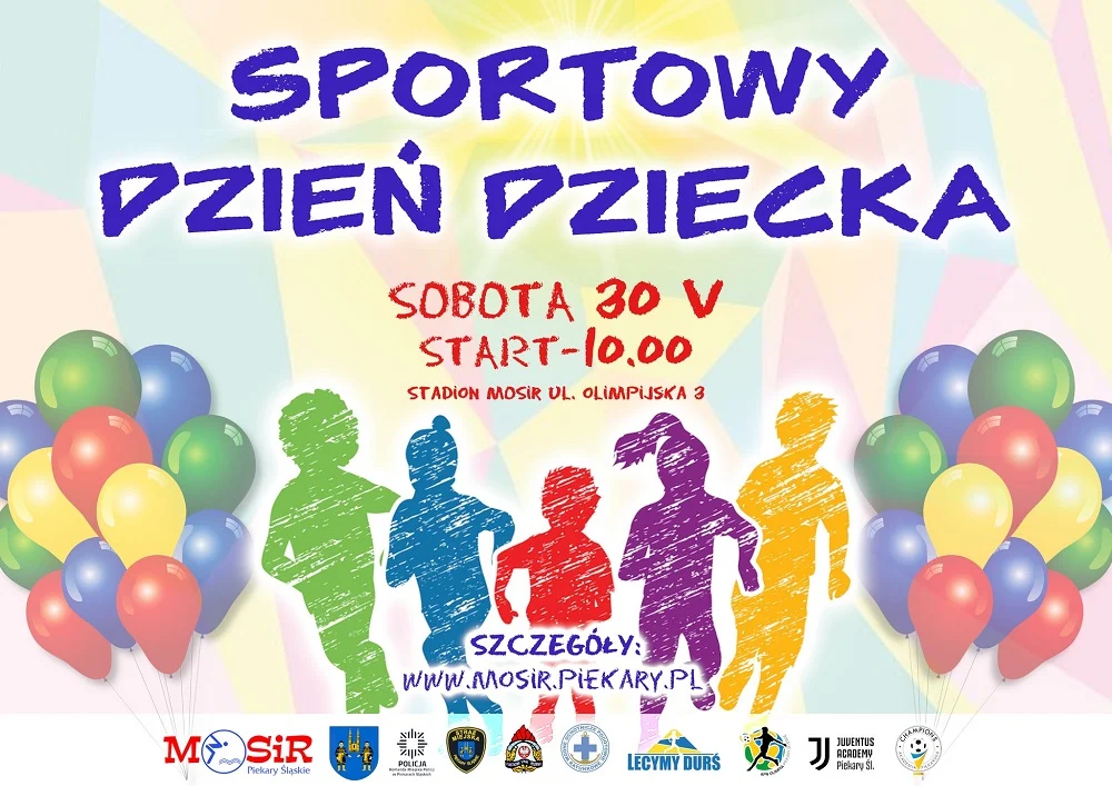 Sportowy Dzień Dziecka w Piekarach Śląskich. Będą medale, dmuchaniec i atrakcje dla najmłodszych