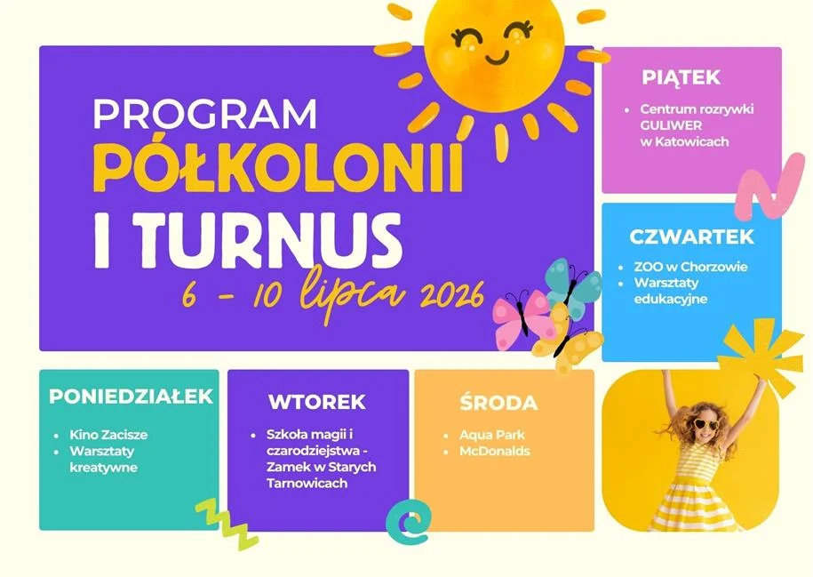 Ruszyły zapisy na półkolonie LATO 2026 w Piekarach Śląskich