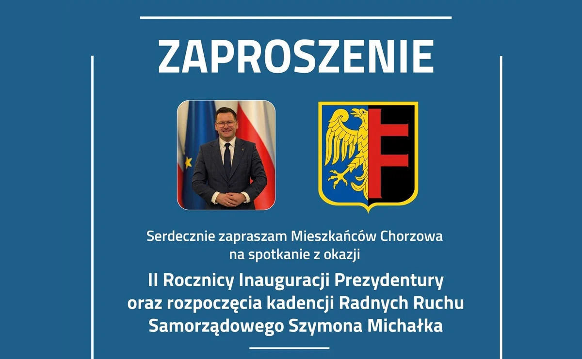 II rocznica prezydentury Szymona Michałka. Będzie spotkanie dla mieszkańców