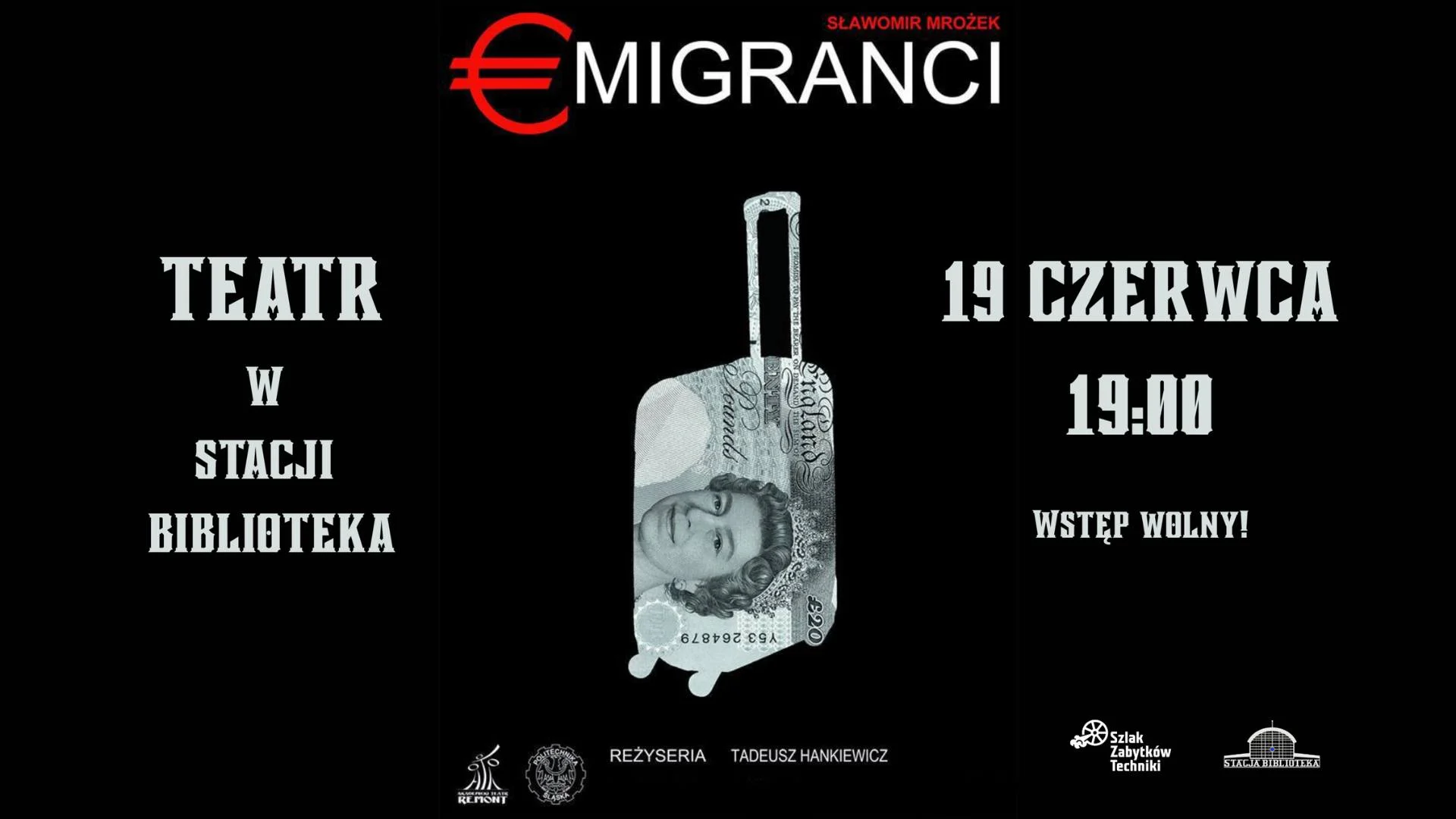Kultowy dramat Mrożka zabrzmi w Rudzie Śląskiej. „Emigranci” w Stacji Biblioteka