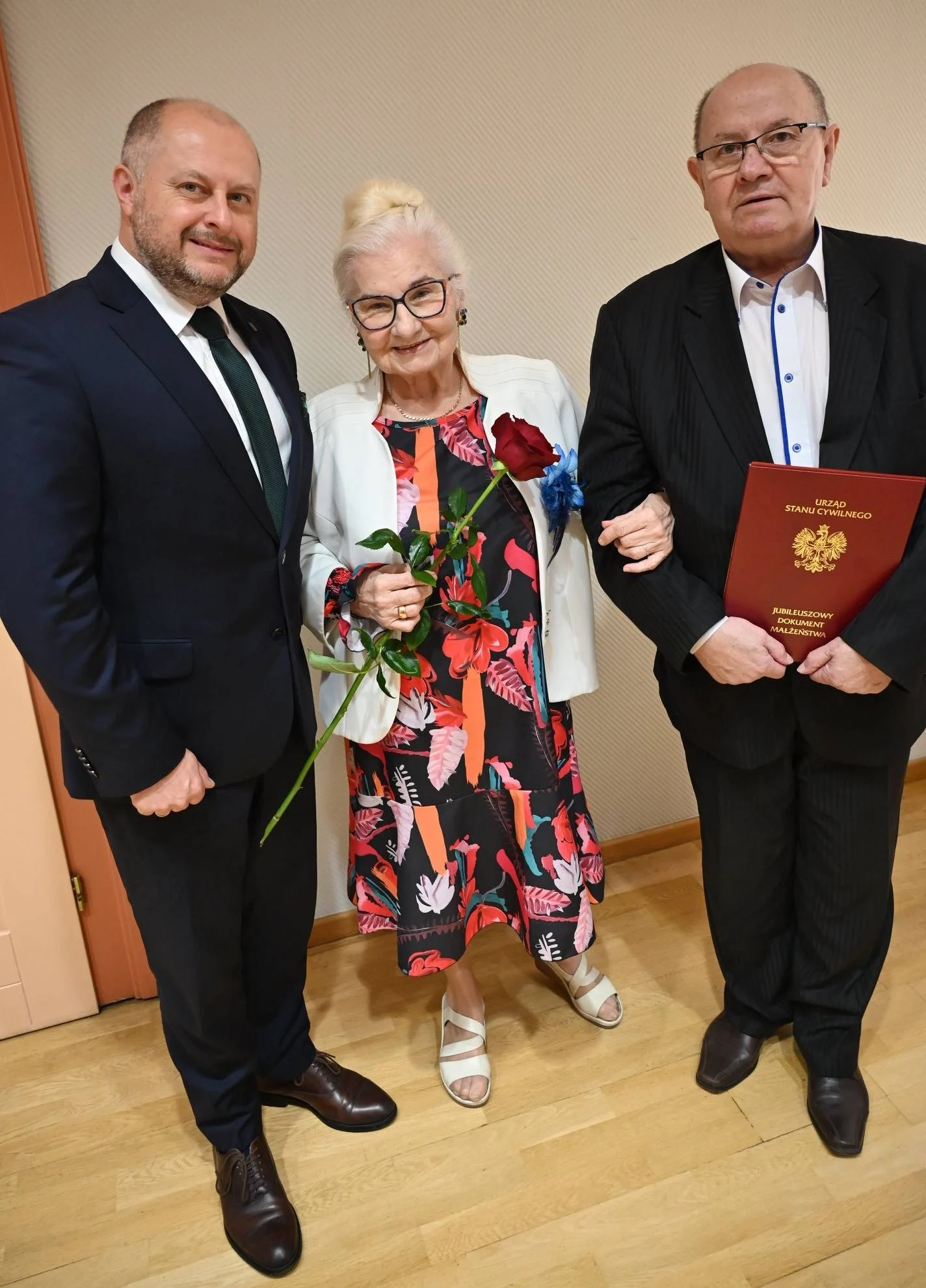 Jubileusze małżeńskie w Rudzie Śląskiej. Pary świętowały 55, 60 i 65 lat razem / fot. Michał Pierończyk FB