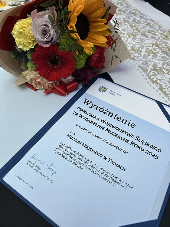 Tyska historia FSM doceniona. Książka Muzeum Miejskiego z ważnym wyróżnieniem / fot. Gabriela Oleksy, Muzeum Miejskie w Tychach