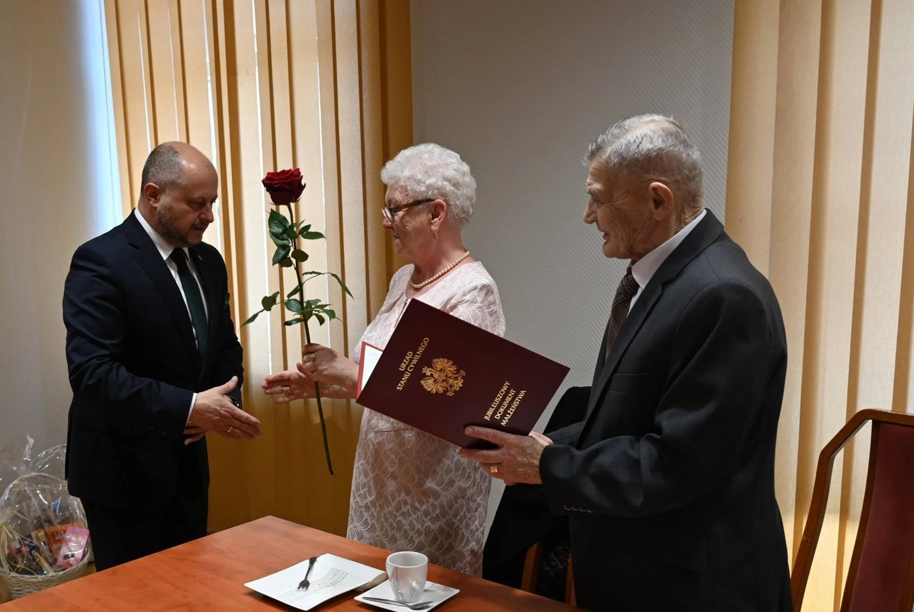 Jubileusze małżeńskie w Rudzie Śląskiej. Pary świętowały 55, 60 i 65 lat razem / fot. Michał Pierończyk FB