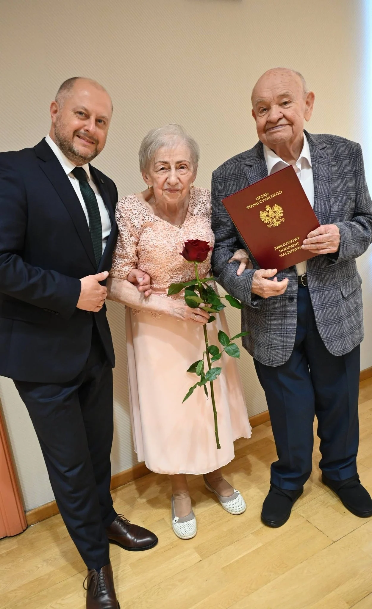Jubileusze małżeńskie w Rudzie Śląskiej. Pary świętowały 55, 60 i 65 lat razem / fot. Michał Pierończyk FB