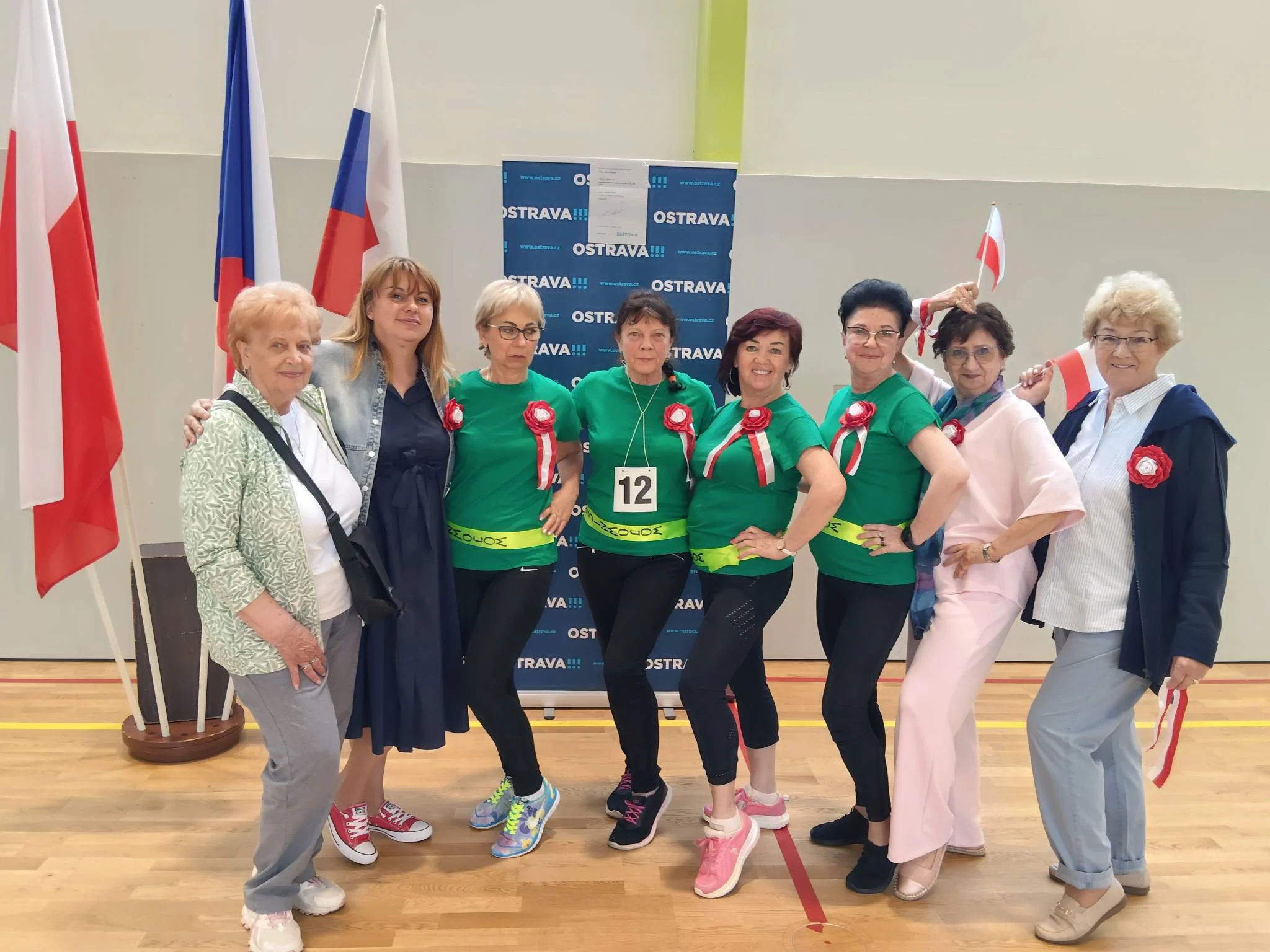 Seniorzy z Mikołowa pokazali sportową energię w Ostrawie / fot. Seniorzy Powiatu Mikołowskiego