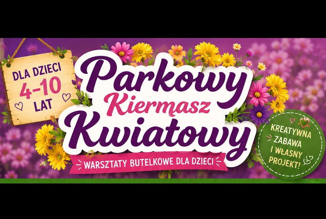 Dzieci stworzą leśne wisiorki w Parku Śląskim. Warsztaty podczas kiermaszu kwiatowego